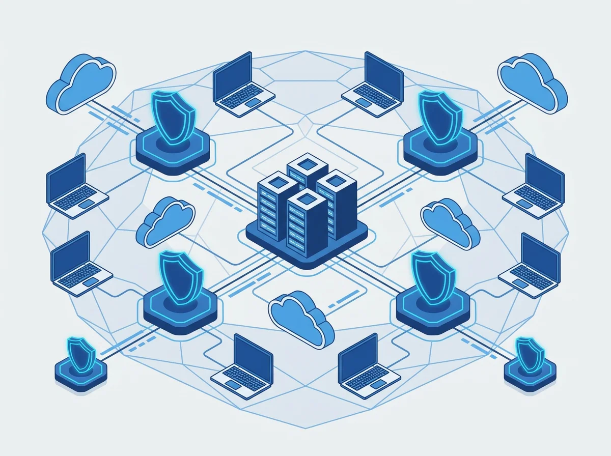 Managed IT network and cybersecurity protection